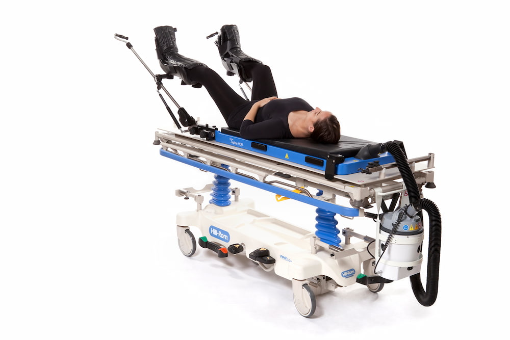 Zephyr Patient Positioning and Transfer System with patient
